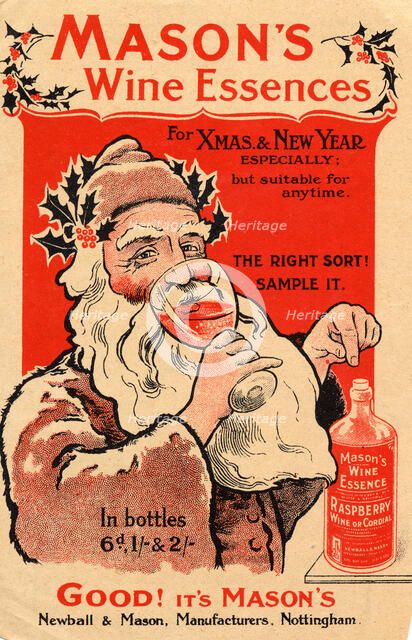 Mason’s Wine Essences, 1900. Artist: Unknown