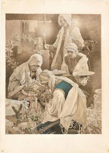 Maslenitsa doll, 1920. Creator: Mucha, Alfons Marie (1860-1939)