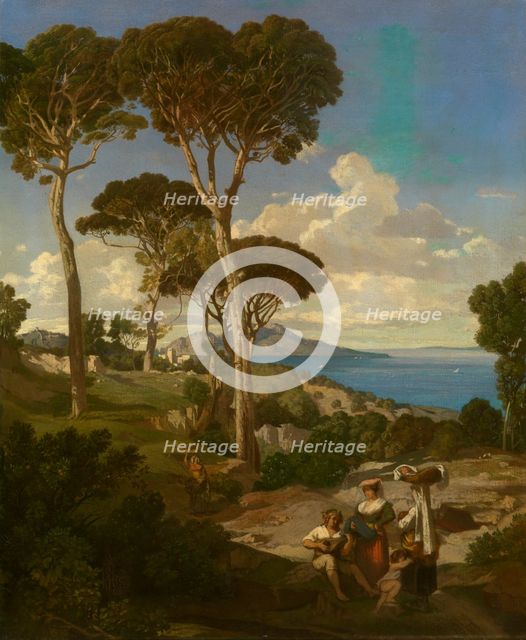 Massa near Sorrento, 1846. Creator: Jean Joseph Francois Bellel.