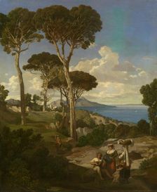 Massa near Sorrento, 1846. Creator: Jean Joseph Francois Bellel