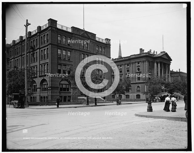 Massachusetts Institute of Technology, Boston, the Walker Building, between 1890 and 1901. Creator: Unknown.
