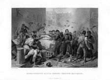 Massachusetts militia passing through Baltimore, 1861 (1862-1867)