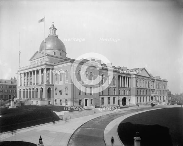 Massachusetts State House , Boston, Mass., between 1900 and 1910. Creator: Unknown.