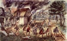 Massacre at Londinium, 60 AD. Creator: Unknown