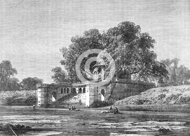 Massacre Ghaut, Cawnpore, 1868. Creator: William James Palmer.