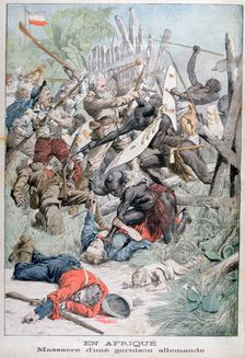 Massacre of a German Garrison in Damaraland, South-West Africa, 1903