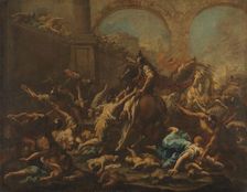 Massacre of the Innocents, 1715-1740. Creator: Alessandro Magnasco
