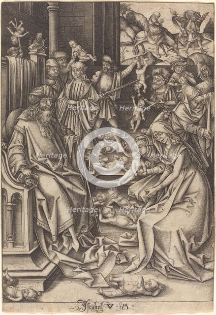 Massacre of the Innocents, c. 1490/1500. Creator: Israhel van Meckenem.