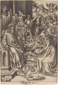 Massacre of the Innocents, c. 1490/1500. Creator: Israhel van Meckenem