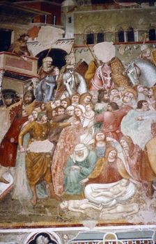 Massacre of the Innocents, Fresco in church of Santi Agostino, Siena, 1482. Artist: Matteo di Giovanni
