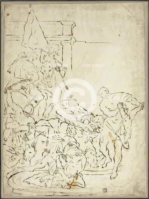 Massacre of the Innocents, n.d. Creators: Francesco Solimena, Lodovico Carracci.