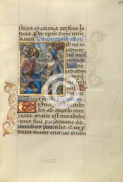 Massacre of the Innocents; Poncher Hours, about 1500. Creator: Master of Cardinal Bourbon.