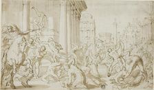 Massacre of the Innocents (recto), n.d. Creator: Unknown