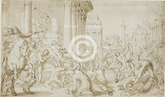 Massacre of the Innocents (recto), n.d. Creator: Unknown.