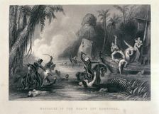 Massacre off Cawnpore, 1858-59. Creator: Charles Ball