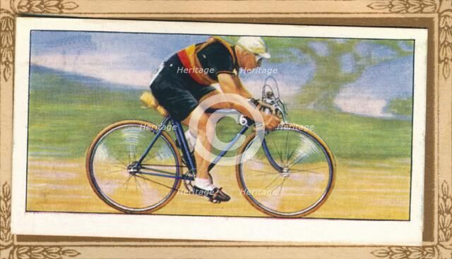 'Massed-Start Racing Position', 1939. Artist: Unknown.