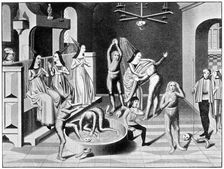 Masque of Charles VI of France, c1480, (1910)