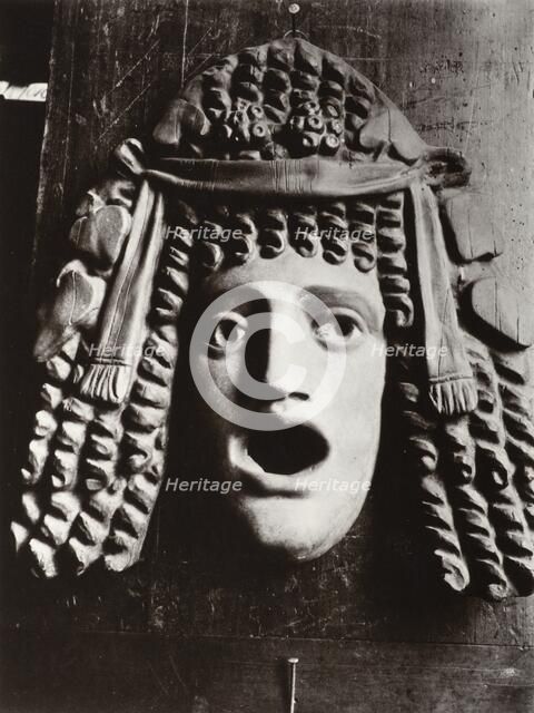 Masque Antique, 1923, (1956). Creator: Eugene Atget.