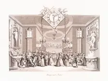 Masquerade Ticket 18th century. Creator: Unknown