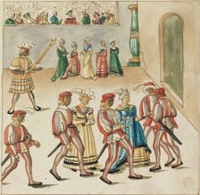Masquerade, c. 1515. Creator: Unknown