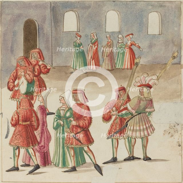 Masquerade, c. 1515. Creator: Unknown.