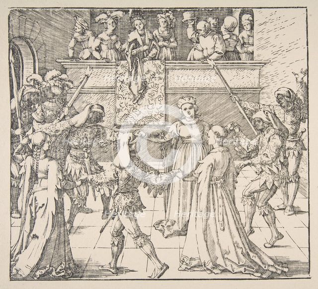 Masquerade Dance with Torches, 1922. Creator: Albrecht Durer.