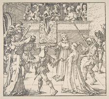 Masquerade Dance with Torches, 1922. Creator: Albrecht Durer