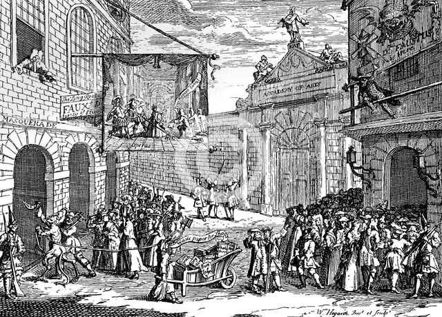 'Masquerades and operas', 1724.Artist: William Hogarth