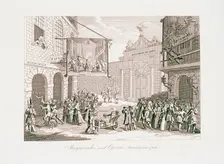 Masquerades and Operas. Burlington Gate 18th century. Creator: Unknown