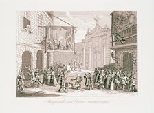Masquerades and Operas. Burlington Gate 18th century. Creator: Unknown