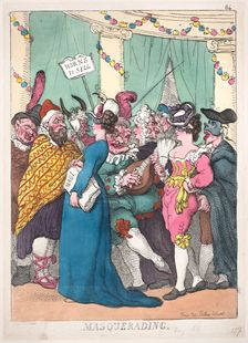 Masquerading, August 30, 1811., August 30, 1811. Creator: Thomas Rowlandson