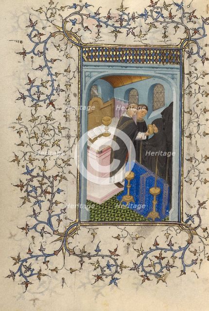 Mass for the Dead; Book of Hours, about 1410. Creator: Unknown.