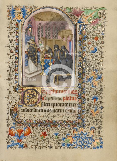 Mass for the Dead; Book of Hours, about 1420-1430. Creator: Master of the Harvard Hannibal.