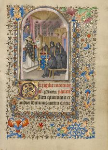 Mass for the Dead; Book of Hours, about 1420-1430. Creator: Master of the Harvard Hannibal