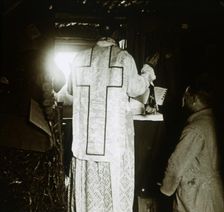 Mass in the trenches, c1914-c1918