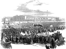 Mass meeting of Chartists on Kennington Common, London, 10 April 1848