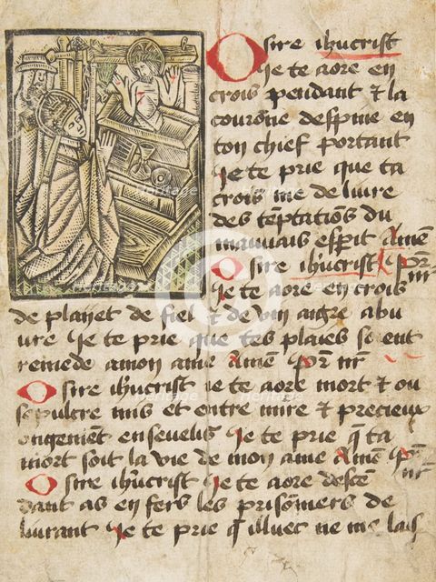 Mass of St. Gregory, 15th century., 15th century. Creator: Anon.