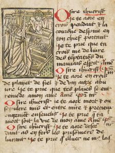 Mass of St. Gregory, 15th century., 15th century. Creator: Anon