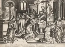 Mass of St. Gregory. Creator: Simon Wynhoutsz Frisius