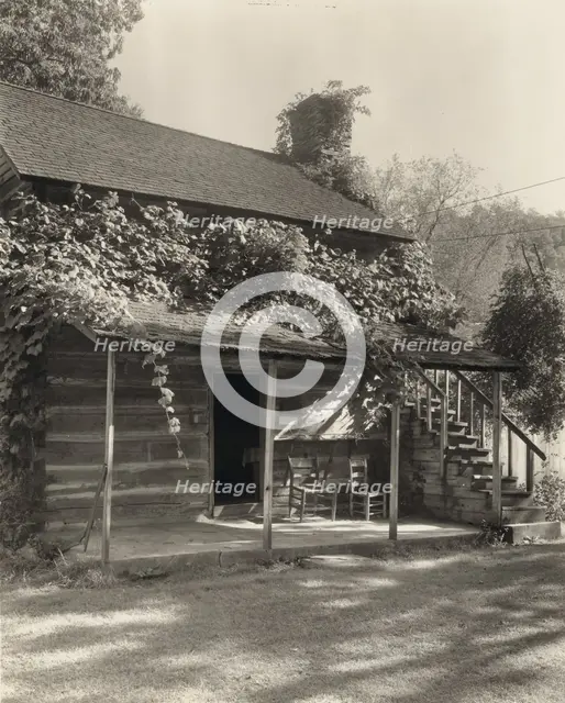 Mast Weaving House, Valle Crucis, Watauga County, North Carolina, 1938. Creator: Frances Benjamin Johnston.