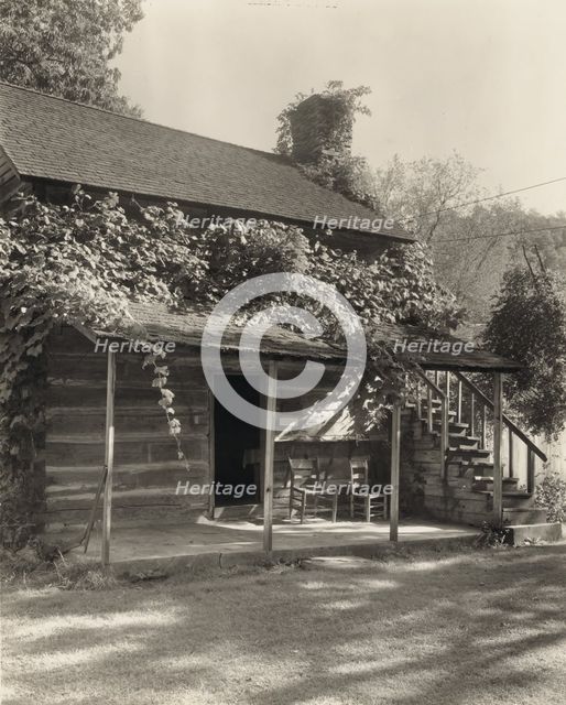 Mast Weaving House, Valle Crucis, Watauga County, North Carolina, 1938. Creator: Frances Benjamin Johnston.