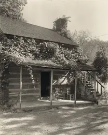 Mast Weaving House, Valle Crucis, Watauga County, North Carolina, 1938. Creator: Frances Benjamin Johnston