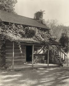 Mast Weaving House, Valle Crucis, Watauga County, North Carolina, 1938. Creator: Frances Benjamin Johnston
