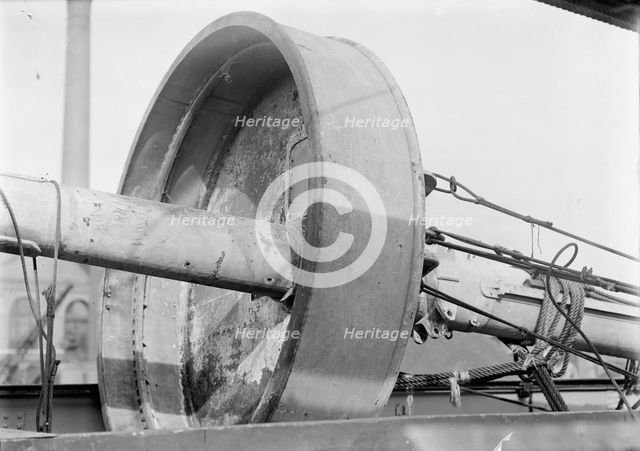 Mast From U.S.S. 'Maine', 1914. Creator: Harris & Ewing.