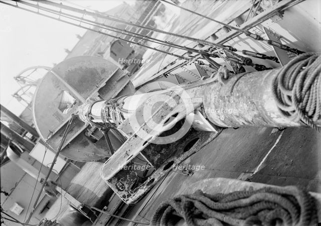 Mast From U.S.S. 'Maine', 1914. Creator: Harris & Ewing.