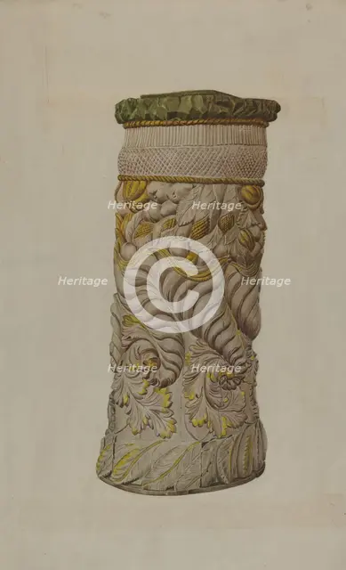 Mast Sheath, 1937. Creator: Lucille Chabot.