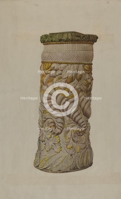 Mast Sheath, 1937. Creator: Lucille Chabot.