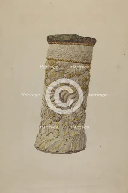 Mast Sheath, c. 1937. Creator: Lucille Chabot.
