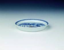 Master of the Rocks dish, Kangxi period, Qing dynasty, China, 1671. Creator: Unknown