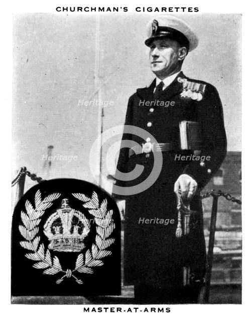 Master-At-Arms, 1937.Artist: WA & AC Churchman